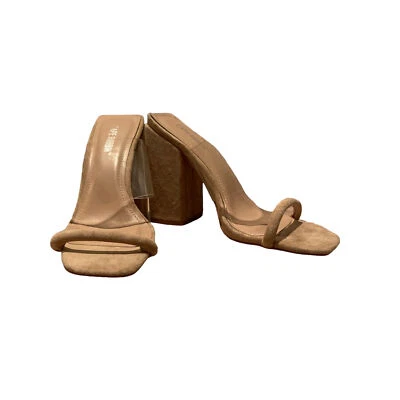 Tacones Cape Robbin Nude Block Talla 6.5 Foto 1 de 4