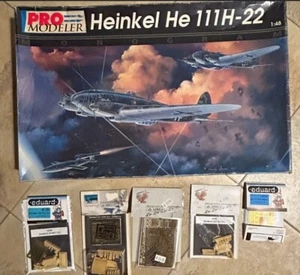 Heinkel He 111H-22 + PE Eduard & Aires- 1:48 - Pro Modeler - 5926 - Foto 1 di 1
