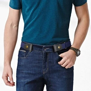 Stretch belt without buckle elastic belt women men unisex up to 120 cm New - Picture 1 of 7