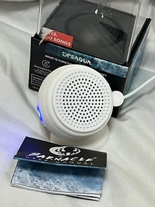 Speaqua Barnacle Plus  Waterproof Bluetooth Speaker / Stores 1,000 Songs - Picture 1 of 7