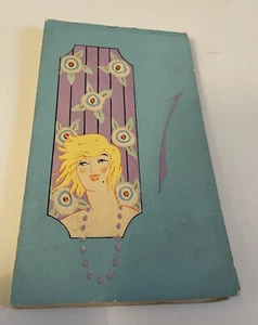 Wonderful Vintage Art Deco Bridge Tally Pad Unused Gibson Art Co. 1906 - Picture 1 of 4