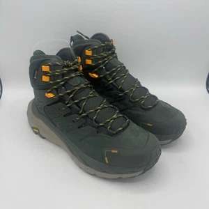 Hoka One One Men's Sz 9.5 D Kaha 2 Mid GTX Olive Green Gore-Tex Hiking Shoes - Picture 1 of 5