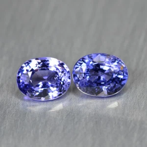Piedra preciosa brillante 100 % espinela azul natural de 1,17 quilates (2 piezas) - Imagen 1 de 1