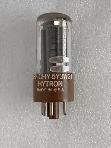 USN CHY 5Y3WGT Tube - CBS Hytron - Tested - NOS - Picture 1 of 5