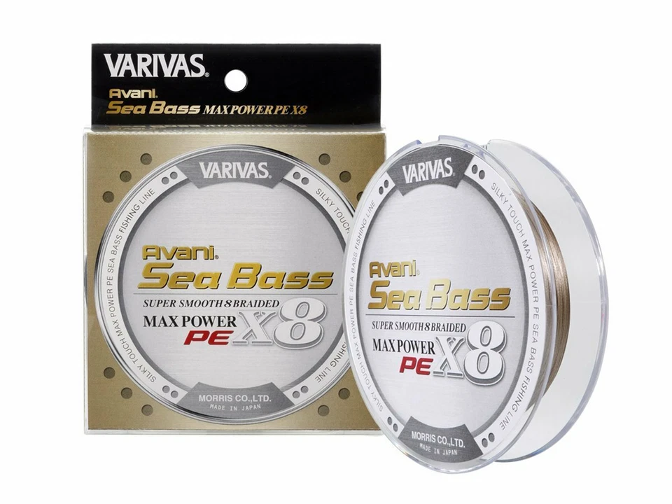 Varivas Avani Seabass Max Power PE X8 Status Gold 150m Tresse  - Imagen 1 de 1