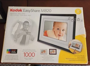 Kodak EasyShare M820 8" Digital Picture Frame 1000 Pictures Pre-own Lightly used - Picture 1 of 8