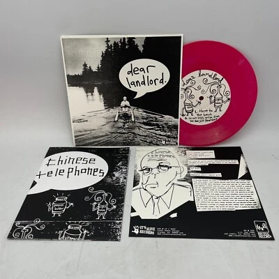 Dear Landlord/Chinese Telephones Vinyl 7" Split Single 45RPM US 2007 NM/VG+ Punk - Image 1 of 2