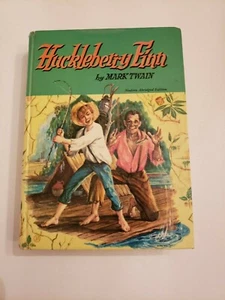 1955 HUCKLEBERRY FINN by Mark Twain Vintage Whitman Publishing - Bild 1 von 5
