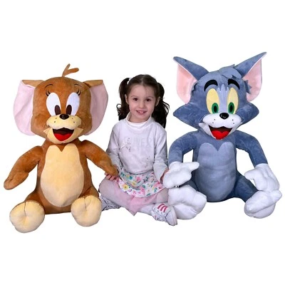 Tom e Jerry Peluche Gigante 70 cm Originale Cartoon Network