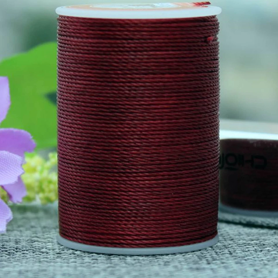 0.65mm Round Waxed Thread Leather Hand Sewing Stiching Cord 78 meters - Image 1 of 1