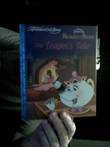 DISNEY THE TEAPOT'S TALE BEAUTY & BEAST HARDBACK BIRTHDAY CHRISTMAS BEDTIME - Imagen 1 de 2