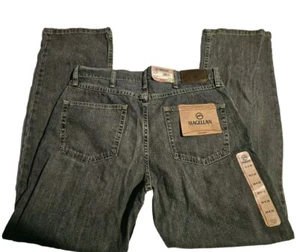 Magellan Outdoors Jeans Mens size 35x32 Slim Straight Dirty Tint NWT - Picture 1 of 9