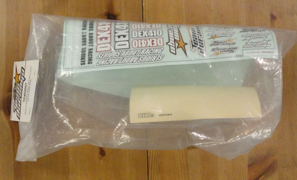 Team Durango 1/10 Scale Clear Kuhler Buggy Body w/Masks fits DEX410 TDRTD402007 - Image 1 of 1