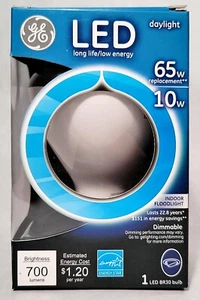 GE LED BR30 Indoor Floodlight Med Base 10 Watt 65 Watt Replacement NEW 700 Lumen - Picture 1 of 6