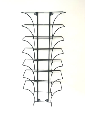 12" Vinyl Record Wall Display Storage Rack - Holds 50+ Vinyls, Record Shop Dj