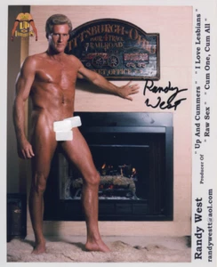 Pornodarsteller Legende RANDY WEST selten signiert 8"x10" Promo Foto Autogramm AVN 2 - Bild 1 von 3