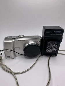Panasonic Digital Camera  Lumix DMC-TZ1 5.0MP Silver W/ Battery Charger - Picture 1 of 5