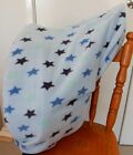 Horse Saddle Cover Blue With Blue Stars Free Embroidery All Australian Made