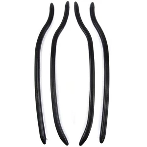 Lambretta Series 1 2 Li TV Rear Floor Runner Plastics - Black 'Unbreako' - Picture 1 of 1