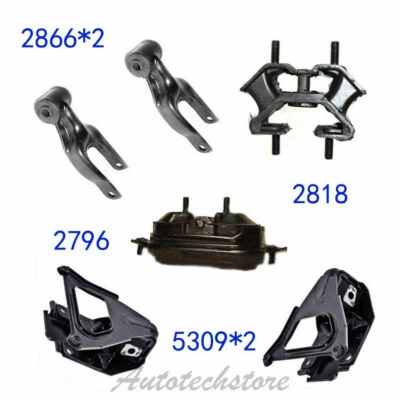 For 97-04 Buick Regal 3.8L Trans Engine Motor Mount M779 2796 2818 2866*2 5309*2 — 第 1/2 张图片
