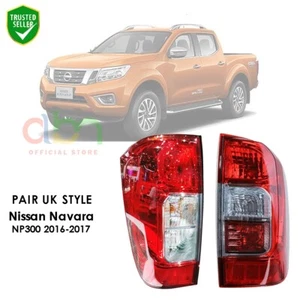 Pair Rear Tail Light Lamp Fit Nissan Navara NP300 Pickup Truck 2016-2017 RH & LH - Picture 1 of 13