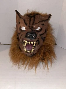 Halloween Werewolf Scary Beast Mask Howling - Picture 1 of 5