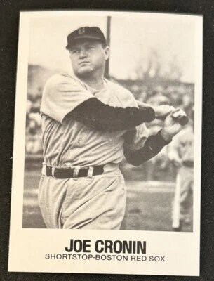 1979 TCMA Renata Galasso Joe Cronin Baseball Card #65 Red Sox Shortstop VG O/C - Image 1 of 2