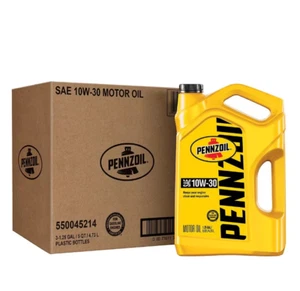 Pennzoil SAE 10W-30 Motor Oil - 5 Qt. - High-Quality Engine Lubricant NEW - Picture 1 of 6