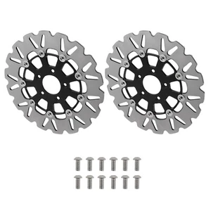 11.8" Front Pair Brake Disc for Harley Road Glide FLTRX / Road King FLHRC - Picture 1 of 12
