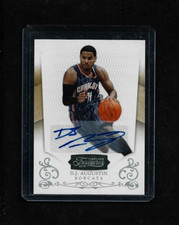 D.J. Augustin Timeless Treasures SILVER Auto #/99 Magic Bobcats TEXAS LONGHORN