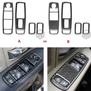 Real Carbon Fiber Window Lift Switch Panel Trim for RAM 1500 2009-2012 - Picture 1 of 8