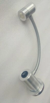 CREE LED Wandlampe Leselampe Schwanenhals 2 LEUCHTMODI SPOT FLOOD Aluminium - Bild 1 von 4