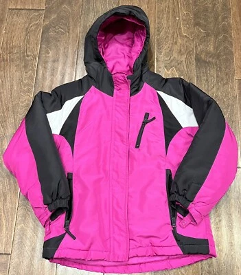 Jaqueta de inverno/neve/chuva rosa para meninas tamanho M (7-8) - Imagem 1 de 4