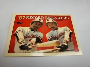 1988 Topps Tiffany #4 Record Breakers Eddie Murray Hofer