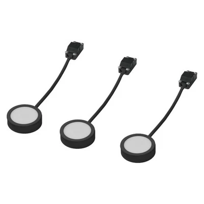 Osram LED Unterbauleuchte Undercabinet Spot Puck 6,5 cm 3 x 3W schwarz - Bild 1 von 2