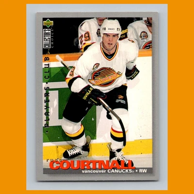 Russ Courtnall #267 1995-96 Collectors Choice Players Club Vancouver Canucks NHL - Image 1 of 3