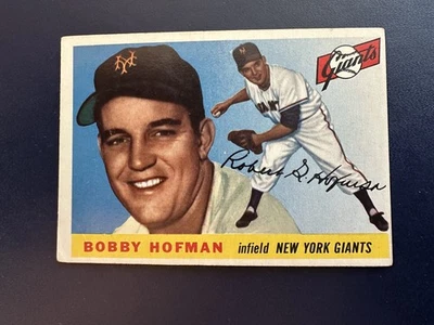 1955 Topps Set-Break # 17 Bobby Hofman VG-VGEX - Image 1 of 2