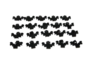 20 Lego® 9V RC TRAIN Railway Magnet Buffer BLACK - Picture 1 of 1