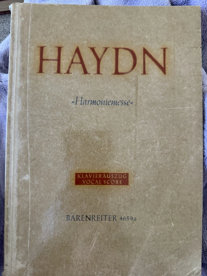 Harmoniemesse 1802. Klavierauszug - Vocal Score Bärenreiter... (paperback) - Image 1 of 4