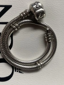 ❤️Pandora Armband 19,6 cm mit Krönchen auf dem O❤️ Top Zustand - Bild 1 von 3