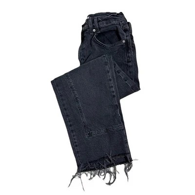 We the Free Jeans 女式 Risk Taker 高腰直筒生下摆自由人尺寸 29 — 第 1/4 张图片