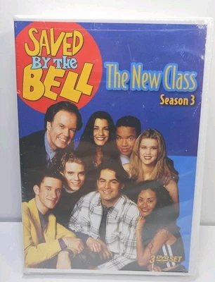 Saved By the Bell: The New Class Season 3 (DVD, 2005, 3-Disc) NEW, SEALED, OOP - Image 1 of 4