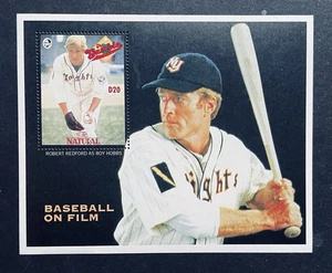 GAMBIA BASEBALL ON FILM STAMPS S/S 1993 MNH SPORTS THE NATURAL ROBERT REDFORD - Picture 1 of 1