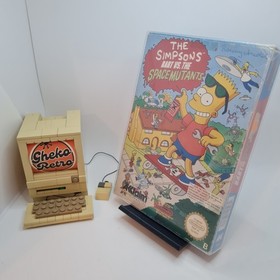 The Simpsons: Bart vs. The Space Mutants Nintendo NES Cartridge + Box - (PAL)