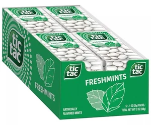 Tic Tac Freshmint Breath Mints, 24 Count, On-the-Go Refreshment, Stocking 24 oz - Picture 1 of 11