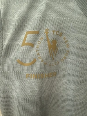 NYRR NYC 50th TCS New York City Marathon New Balance 2021 Finisher Shirt M  - Image 1 of 4
