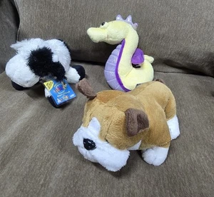 Ganz Webkinz Cow Lil Kinz Seahorse Bulldog No Code - Picture 1 of 1
