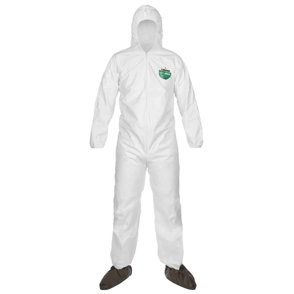 25- Disposable Protective Coveralls Cleaning Spray Painting Bunny Suits 3XLARGE - Image 1 of 1