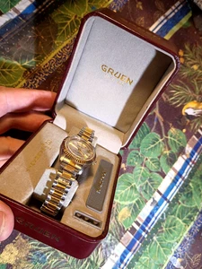 Neu im Karton - braucht Batterie - GRUEN Quartz 237-2015 3ATM-100FT wasserdicht - Bild 1 von 24