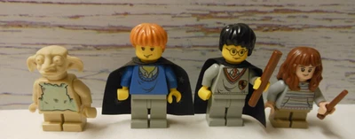 LOT OF 4: LEGO 4731 Harry Potter Dobby ELF TAN AND FRIENDS 2002 - Image 1 of 2